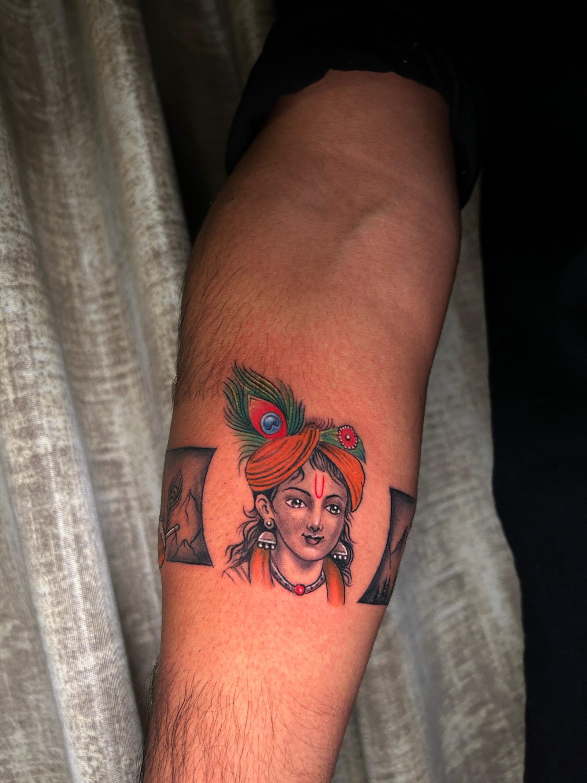 Custom armband tattoo by Electron Tattoos Gandhidham